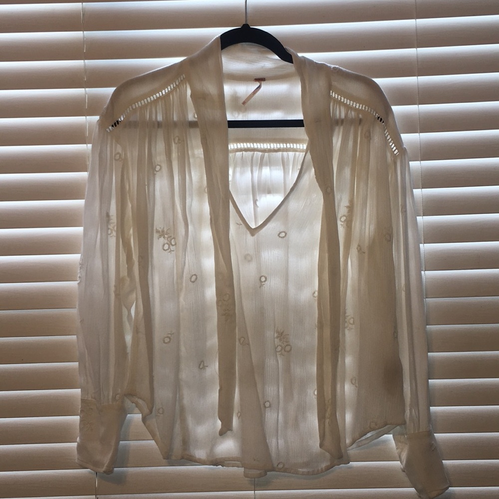 Free People Top White XS/S